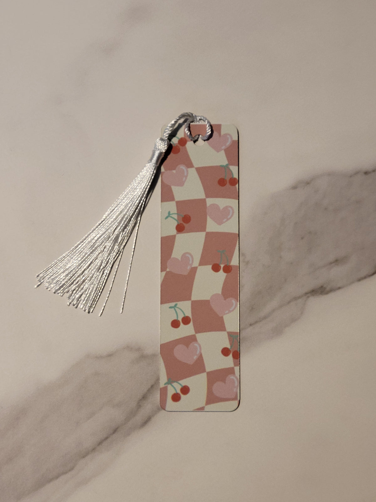 Cherry Heart Metal Bookmarks