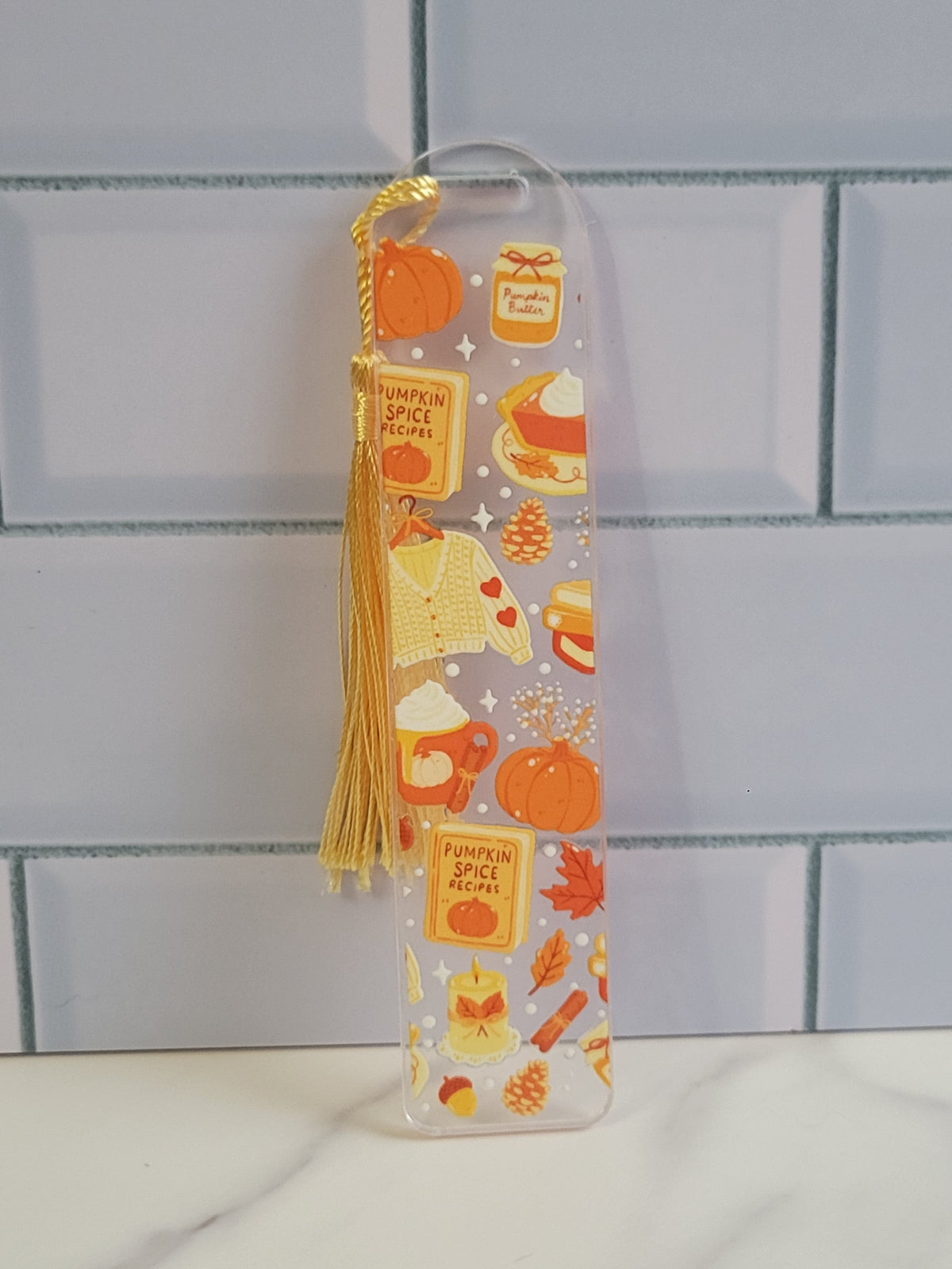 Fall Pumpkin Spice Bookmark